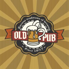 Retro Styled Beer Label N34