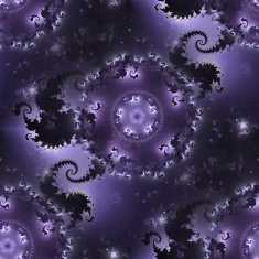 Seamless tileable fractal decoration