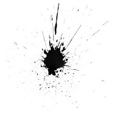 watercolor splashes on white background N18