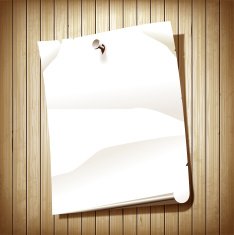 Blank paper page