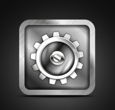 Vector gear icon N2