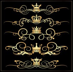 Decorative Elements Old Style - set 30
