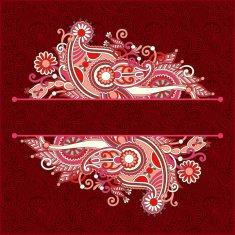 ornate floral pattern N46