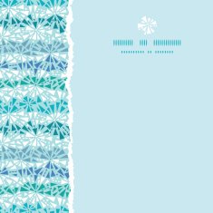 Abstract ice chrystals texture square torn seamless pattern background