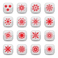 Snowflake icon set N3