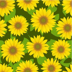 sunflower flower seamless background N3