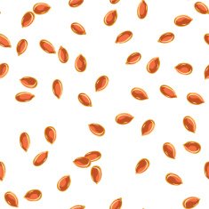 Flax Seamless Pattern