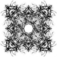 Mandala Decorative hand drawn lace pattern N44