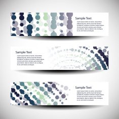 Three Abstract Header Designs N15