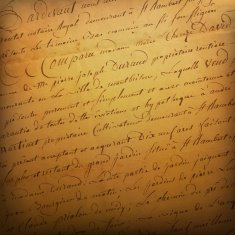 Antique letter N14