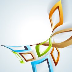 abstract 3D rhombus pattern background N2