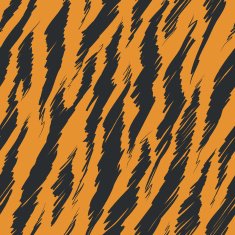 Tiger Stripes Skin Seamless Pattern N2