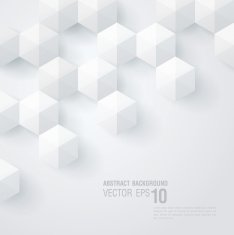 Abstract 3D Cube Design Geometric background N3