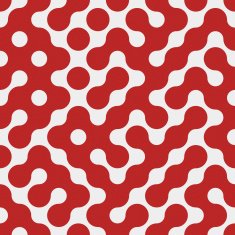 Seamless abstract geometric design on white paper N6