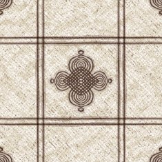 seamless tablecloth with Moroccan motif