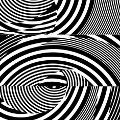 abstract black and white stripe pattern background N51
