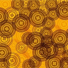 abstract orange circle pattern background