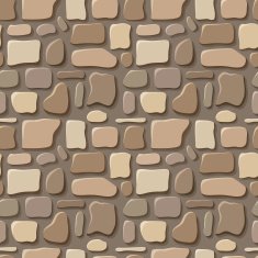 Seamless texture of stone wall Vector illustration