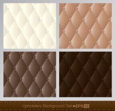 Vector abstract upholstery background Brown color set