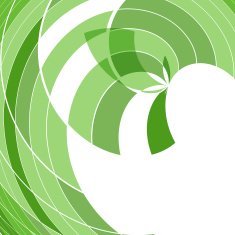 abstract green wave check shape N2