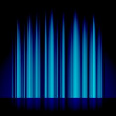 Abstract blue glowing background with stripes