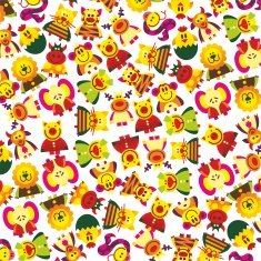 texture with animals N2