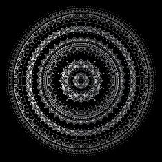 Silver mandala N58