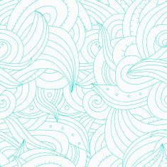 Cute doodle pattern with seamless in swatch panel N2