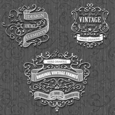 hand-sketched vintage frames N11