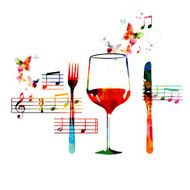 Restaurant background design N2