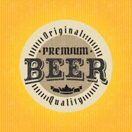 Retro Styled Beer Label N39