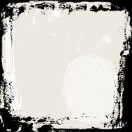 Abstract grunge frame Black and beige Background template Vector N4