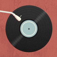 Old-School Music Vinyl