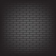 Black brick wall N2