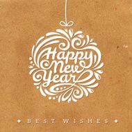 Christmas and New Year 2014 greeting card
