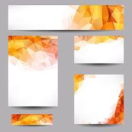 Backgrounds with abstract triangles N35
