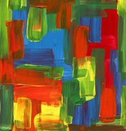 colorful textured Abstract Paint N12