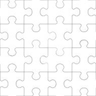 Transparent seamless puzzle 60