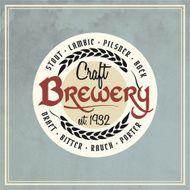 Retro Styled Beer Label N41
