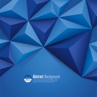 Blue background Vector geometric N2