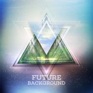 Abstract triangle future vector background N14