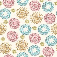 Summer bright seamless texture with flowers