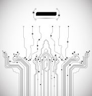 Abstract Circuit Board Vector Background N3
