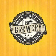 Retro Styled Beer Label N46