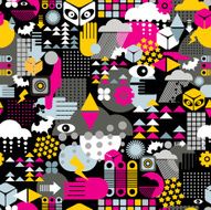 Abstract seamless pattern N1412
