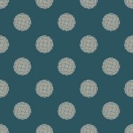 seamless blue polka dots scribble pattern N2