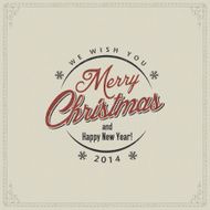 Merry Christmas Card N124