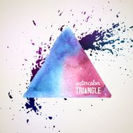 Abstract hand drawn watercolor background vector illustration N9