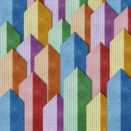 City View recycled papercraft background N2