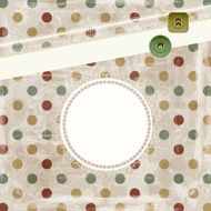 retro scrapbook spring pattern